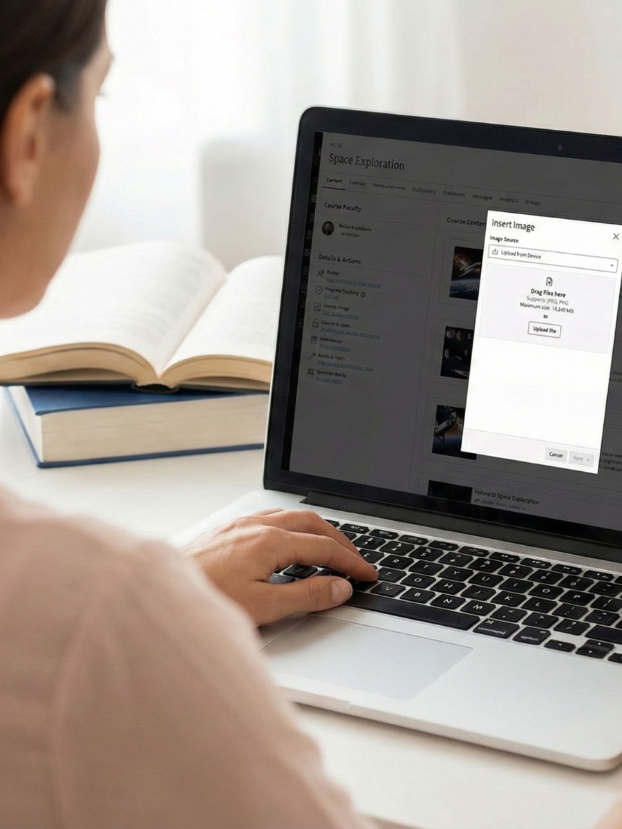 Diseño de imágenes desde editor de contenido / Unsplash